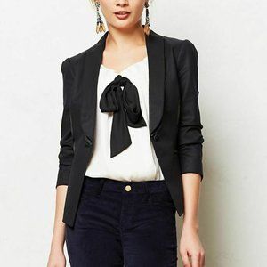Anthropologie Elevenses Gamine Tux Blazer